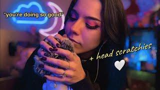 ASMR Telling You How Good You’re Doing for 20mins (+ head scratchies!) (positive affirmations asmr)