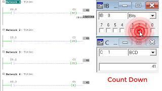 UP-Down Counter Coil in the PLC