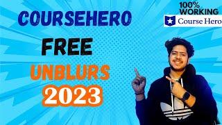 coursehero free answers | how to unlock COURSEHERO answers for free | 100% working in 2023