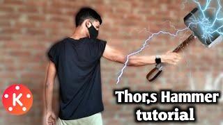 Thor,s hammer tutorial video editing| Thor hammer tutorial video editing in kinemaster