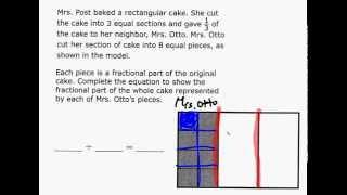 STAAR Review: Dividing Fractions and Whole Numbers