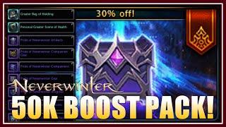 NEW 50k IL Character Boost Pack: All you Get! (value 15 mill+ AD) Cheap Item Level - Neverwinter M27