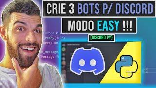 COMO CRIAR UM BOT NO DISCORD PYTHON | [MODO EASY]