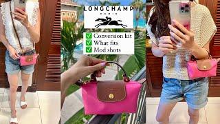 Longchamp Le Pliage Pouch Conversion Kit + What Fits + Mod Shots + Surprise! 