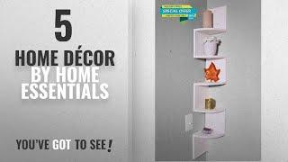 Top 10 Home Décor By Home Essentials [ Winter 2018 ]: Adorn corner white shelves (5 Tier)