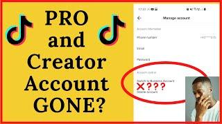 Why I can't Switch to a Pro or Creator Account on TikTok | EXPLAINED
