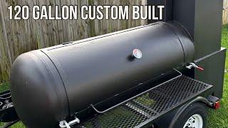 Custom Built Offset Smoker - 120 Gallon Reverse Flow Smoker