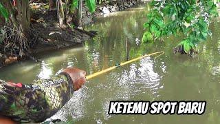 Ketemu spot mancing selokan bermuda