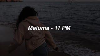 Maluma - 11 PM || LETRA