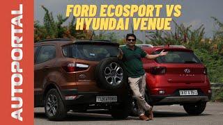 Ford Ecosport vs Hyundai Venue detailed comparison review - Autoportal