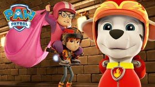 Marshall and Chase save Ms. Marjorie on rocket powered skates! PAW Patrol Episode Cartoons for Kids