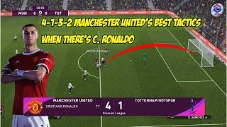 PES 2021 | 4-1-3-2 Manchester United's Best Tactics When There's C. Ronaldo