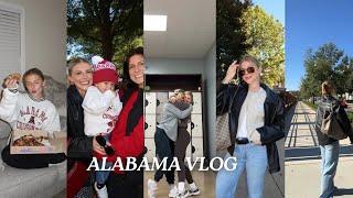 ALABAMA VLOG: road trip, family time, pizza night, running a 5k, quick reset post travels