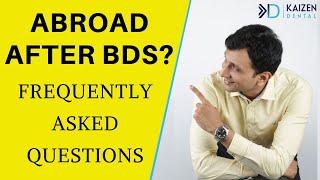 Abroad After BDS (FAQs) 2024