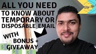 How To Use A Temporary Or Disposable Or Fake Email, Why To Use And Its Best Benefits - With Bonus