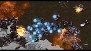 EPIC SNOW MAP! Shine! (Z) vs Speed! (T) on Optimizer - StarCraft - Brood War REMASTERED