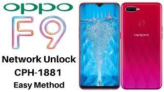 Oppo F9 [CPH-1881] Network Unlock Easy Method