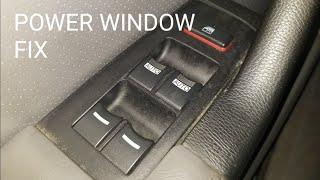 HOW TO FIX POWER WINDOWS THAT GOES UP AND REVERSES ON ITS OWN   TUTORIAL FIX