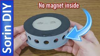 Can a speaker driver work without a permanent magnet?