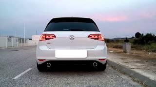 VW GOLF MK7 GTI stock exhaust sound