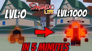 NEW Best Way To Level Up And GET *MAX LEVEL TAILED SPIRIT* In Shindo Life | Shindo Life Codes
