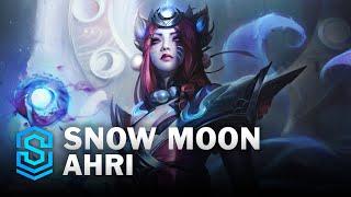 Snow Moon Ahri Skin Spotlight - League of Legends