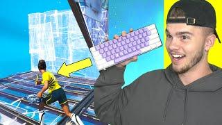 I played Fortnite on KEYBOARD & MOUSE with CONTROLLER MOVEMENT...