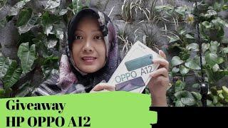 Giveaway HP OPPO A12 dan Pulsa HP terbaru Agustus 2020 dari Vitri Class #giveaway #HP #pulsa