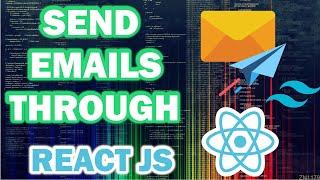 How to send Emails through REACT JS + Node JS [EASY!!!]