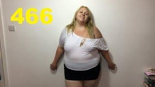 ADELESEXYUK PULLING OUT A WHITE GYPSY TOP