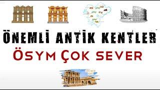 ÖSYM'NİN HER YIL SORDUĞU ANTİK KENTLER! (Çok Önemli) #kpss2022 #ekpss #ekys #yks