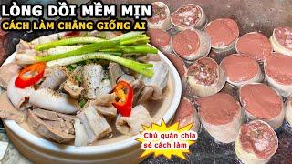 Pork internal organs porridge  Local Favorite Food - Vietnamese Street Food