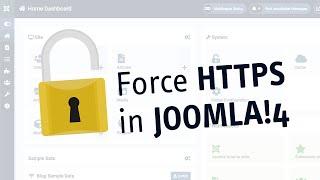 Force HTTPS on Joomla! 4