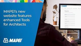 MAPEI’s new website features enhanced Tools for Architects