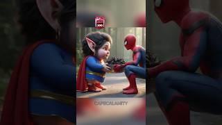 Dwarf Battle | Spider-Man Vs Venom Vs Captain America #shorts #spiderman #marvel