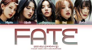 (G)I-DLE Fate Lyrics (Color Coded Lyrics)