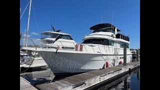 1990 54' Hatteras Extended Deck