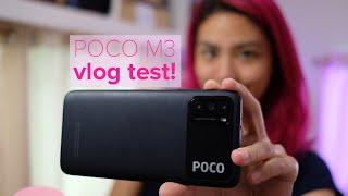 POCO M3 camera vlog test!