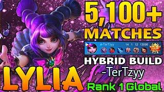 5,100+ Matches Lylia with Hybrid Build! - Top 1 Global Lylia by -TerTzyy - Mobile Legends