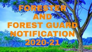 #Forester and forest guard bharti 2020-21