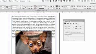 Indesign CS6 Tutorial - How To Wrap Text Around A Graphic