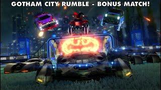 Gotham City Rumble - Bonus Match | Rocket League Raw Gameplay