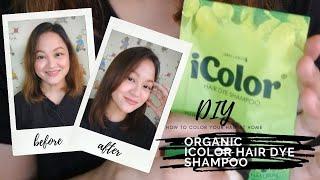 0005 - How to color your hair at home using Organic iColor Hair Dye Shampoo l Mommy A Vlogs