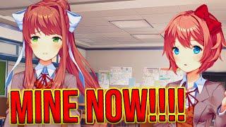 MC Does Monika's JOB INSTEAD!!!! | DDLC MODS | Reflection Part 1