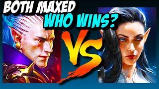 Maxed and SAME GEAR! Whos Better, Kael or Elhain?