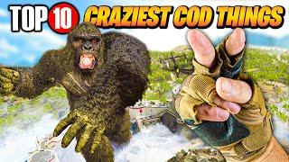 Top 10 CRAZIEST Things Put in Call of Duty