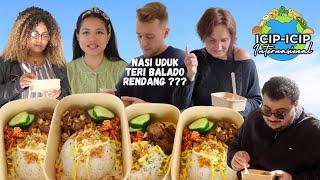 BIKIN PENASARAN MEREKA MAKAN IKAN TERI, NASI UDUK DAN RENDANG