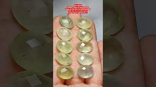 Bisa CODAM212 🟢Paket 10 Batu Prehnite,harga Rp 200 Ribu Wa 085792493877,Dim 16 x 12 mm