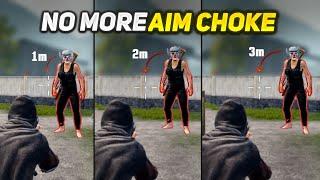 No more aim choke problem in close range | Tips and tricks for 99% aim lock (bgmi/pubg)