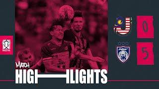 Sorotan Perlawanan: Malaysian University FT 0 - 5 Johor Darul Ta'zim | Piala FA 2024-25